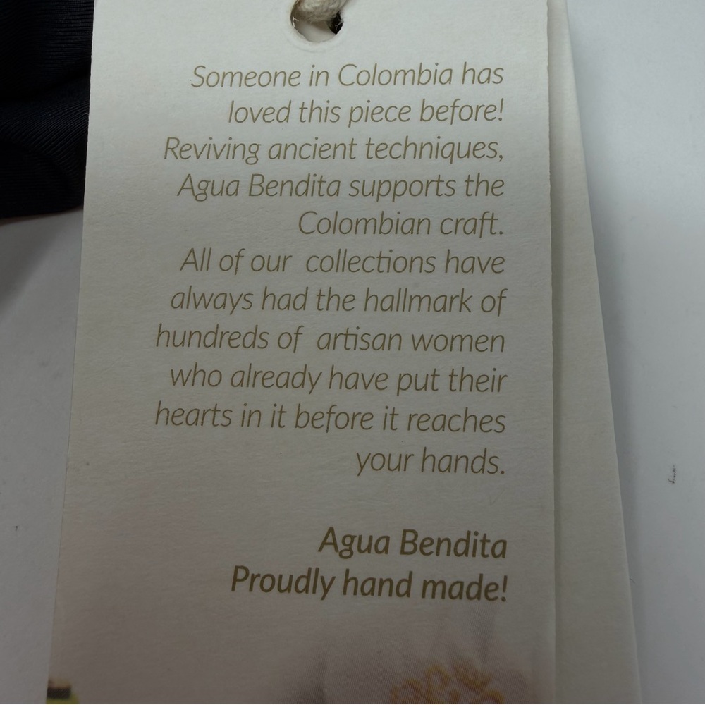 Agua Bendita Calista Nettuno Bikini Top in Blue Size 2XL - Picture 12 of 16